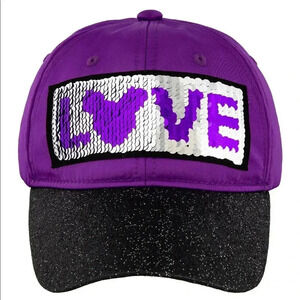 Disney Parks Mickey Purple Sequins Cap